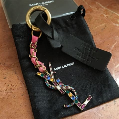 ysl keyring|ysl keychains.